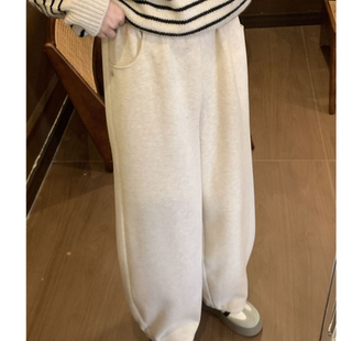 休闲裤 休闲百搭宽松加厚高腰冬季 Young Y5403 Niche