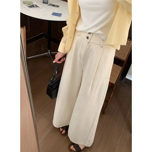 Niche 休闲百搭直筒设计感休闲裤 Young 气质时尚 P60597 清风