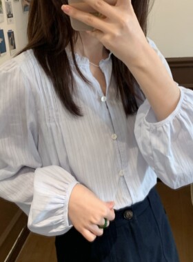 【Niche Young】 时尚百搭薄款小众气质白色设计感衬衫 CX20135