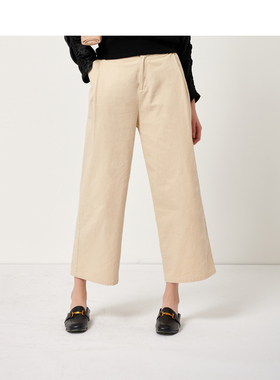 清仓捡漏~专柜撤柜【可系】201214大脚裤春秋舒适百搭休闲裤女