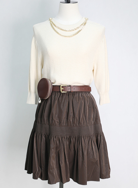 清仓捡漏~专柜撤柜【可系】211233春秋五分袖针织衫女