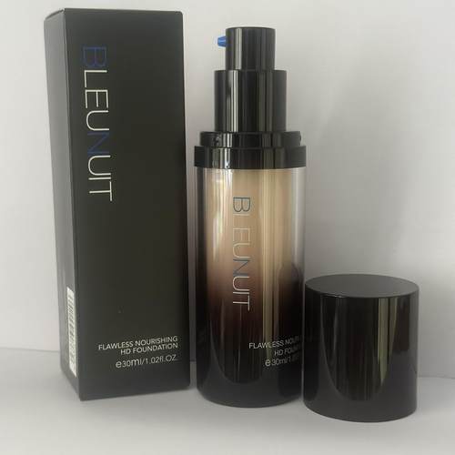 清仓！深蓝彩妆黑魅润泽粉底液干混油皮轻薄控油遮瑕霜保湿持久