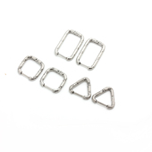 不褪色304钛钢批花耳扣三角扣方形扣不锈钢耳饰手工材料diy配件