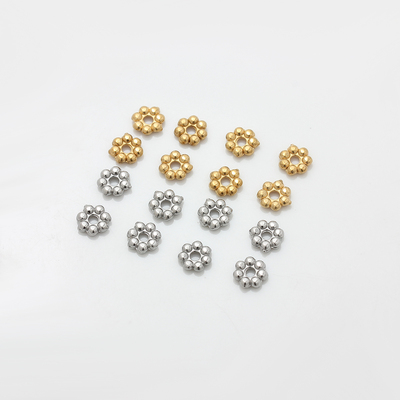 不锈钢钛钢雪花隔片小隔珠散珠