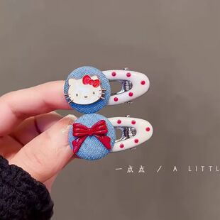 2025新款hellokitty可爱小女孩刘海碎发夹子发卡女童发饰儿童发夹