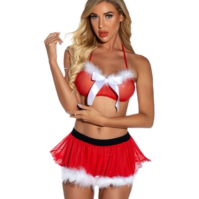 Christmas sexy lingerie set role-playing女圣诞性感内衣套装