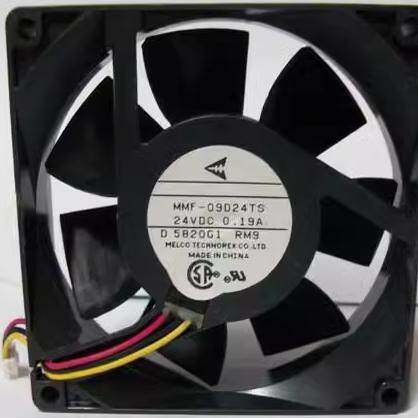 全新日本三菱MMF-09D24TS-RM9 24V 0.19A 90*90*25MM 风扇保2年