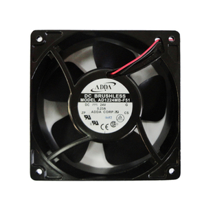 0.23A ADDA 120 AD1224MB 机柜 24V 38MM 散热风扇 F51