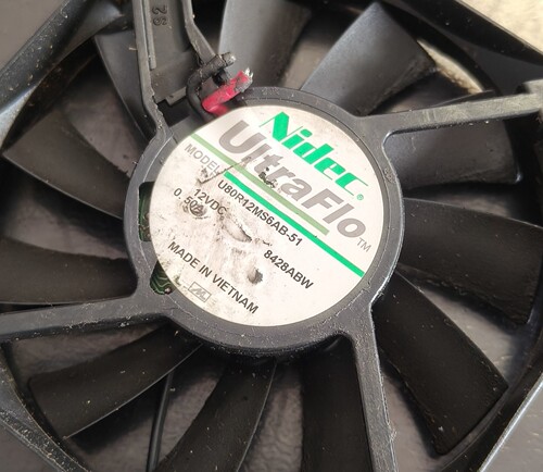 Nidec全新U80R12MS6AB-51 DC12V伏0.50Acm公分厘米大风量散热风扇