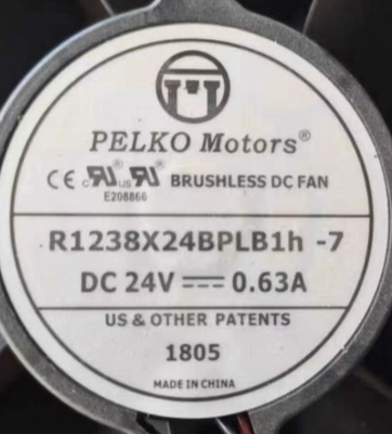 PELKOMOTORS R1238X24BPLB1h-7 12038 24V 0.63a变频器风扇