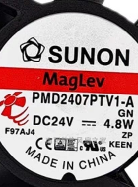 建准SUNON PMD2407PTV1-A DC24V 4.8W 7025 7CM 变频器散热风扇