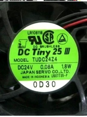 日本精工TUDC24Z4 DC24V 0.08A 1.8W 60*60*25 伺服散热风扇