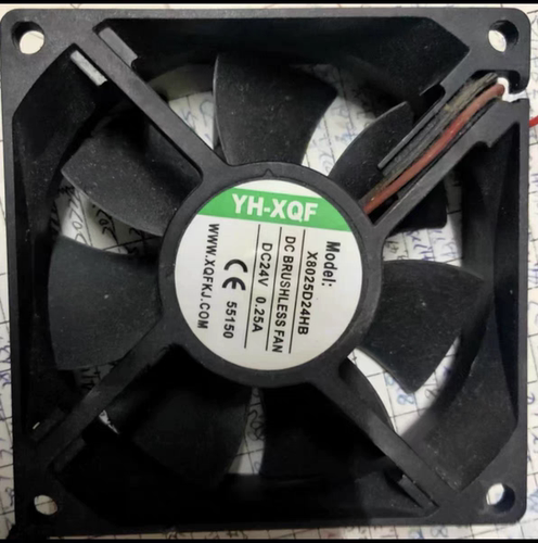全新原装YH-XQF X8025D24HB DC24V 0.25A变频器散热风扇小风机 2P