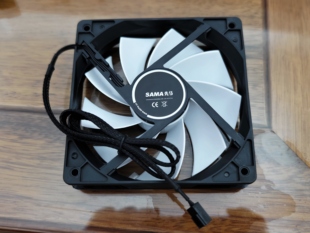 SAMA先马冰洞风扇12cm/厘米静音风扇/无光液压大马达防震散热风扇