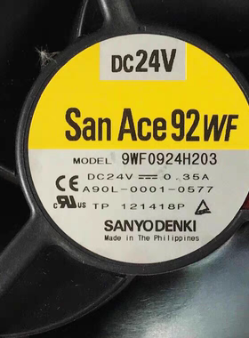 全新三洋9WF0924S2041 A90L-0001-0598#B24V0.5A发那科驱动器风扇