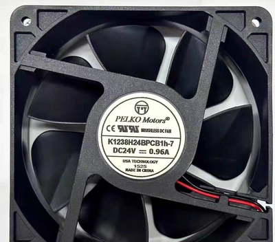 原装PELKOMOTORS K1238H24BPCB1h-7 12038 DC24V 0.96A变频器风扇
