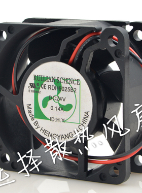 RUILIAN SCIENCE 6025 RDH6025B2 24V 0.14A 6CM变频器风扇