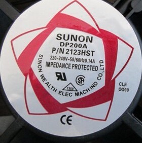 SUNON建准 DP200A  P/N2123HST  12CM 220V-240V 0.14A 散热风扇