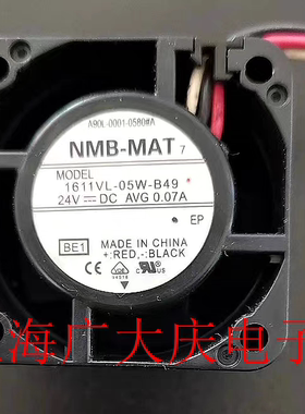 NMB 1611VL-05W-B49 24V 0.07A 4028 4cm 发那科驱动器 散热风扇