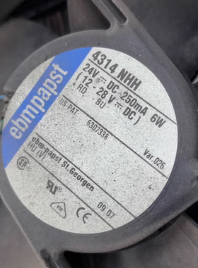 4314NHH 4314NHHBU 4314NH 4314HVR/HAR 24V全新德国进口轴流风扇