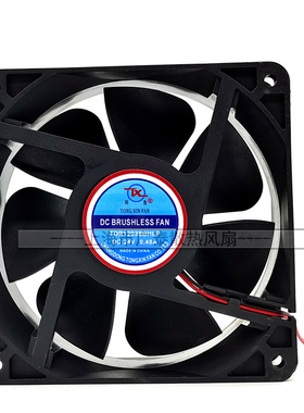 TDR12038BHLP 24V0.48A直径12公分伏排气电焊机正方形l里直流风机