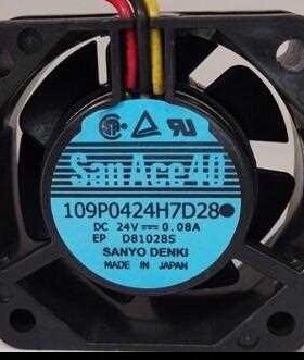 三洋 SanAce40 24V 0.08A 109P0424H7D28 4015变频器風扇