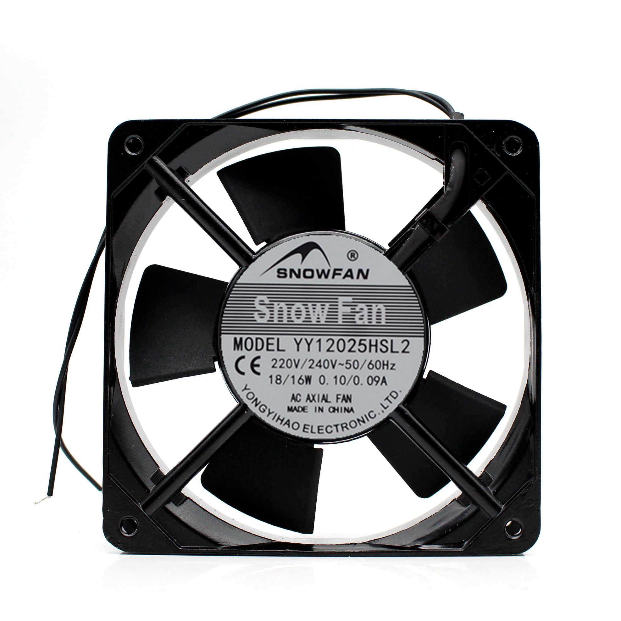 SNOWFAN YY12025HBL2/HSL2散热风扇AC 220V 12025/12CM机柜风机
