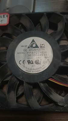 FFB1224EH 台达 12025 24V 0.76A 12cm厘米 2线变频器超暴力风扇