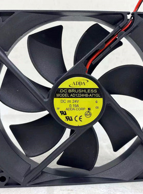 AD1224HB-A71GL 协禧ADDA 24V 0.19A 120*120*25MM双滚珠风扇