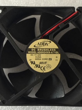 AD0924XB-A71GL 24V 0.25A ADDA 92*92*25双滚珠轴流风扇