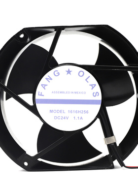 全新FANG OLAS MODEL 1616H256 DC24V 1.1A 17CM散热进口风扇