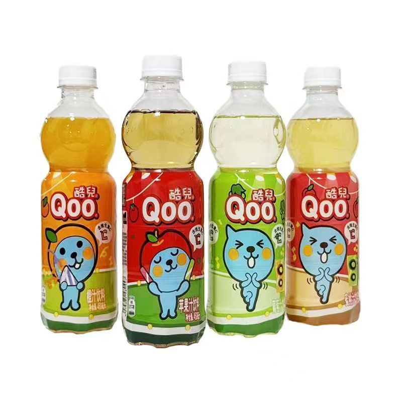 可口可乐美汁源酷儿橙汁苹果汁葡萄汁饮料450ml果汁果味饮品解渴