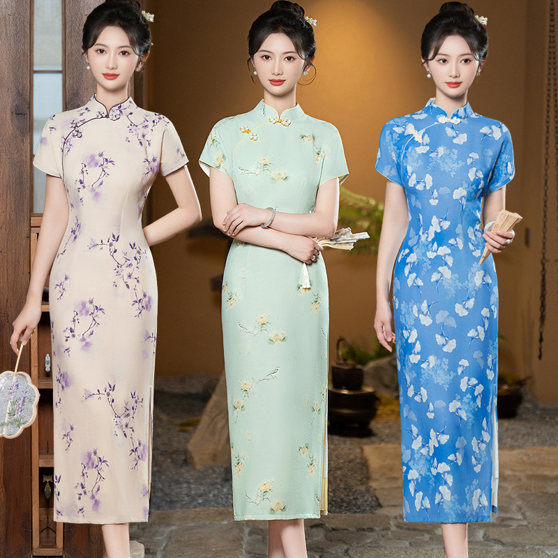 蔓楼兰官方逸红颜独特漂亮华族经典国际大牌旗袍先生崔万志旗舰店