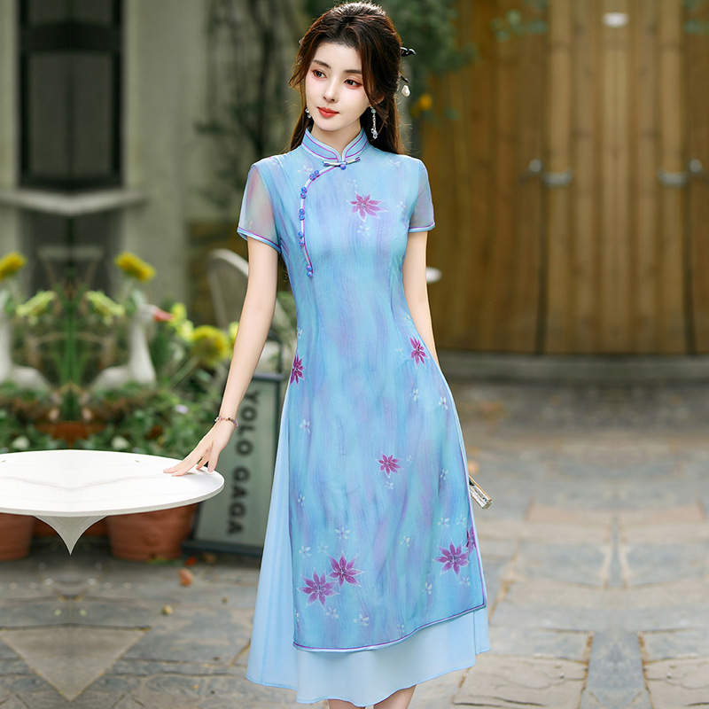 蔓楼兰官方逸红颜独特漂亮花样年华国际大牌旗袍先生崔万志旗舰店