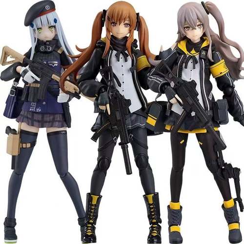 二次元figma可动机娘少女前线HK416小仓唯UMP45女高中生可动手办