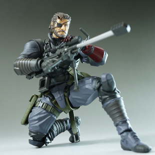 国产海洋堂Vulcanlog合金装备5幻痛Venom snake毒蛇关节可动手办