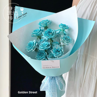 星语 180克硬卡纸艺术造型纸鲜花花束包装纸diy手工花艺花店材料