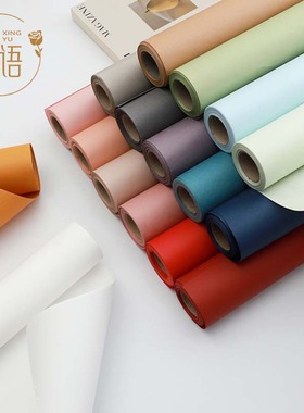 防水牛皮纸风华牛津纸鲜花花束包装纸红色白色黑色绿色秋冬色上新