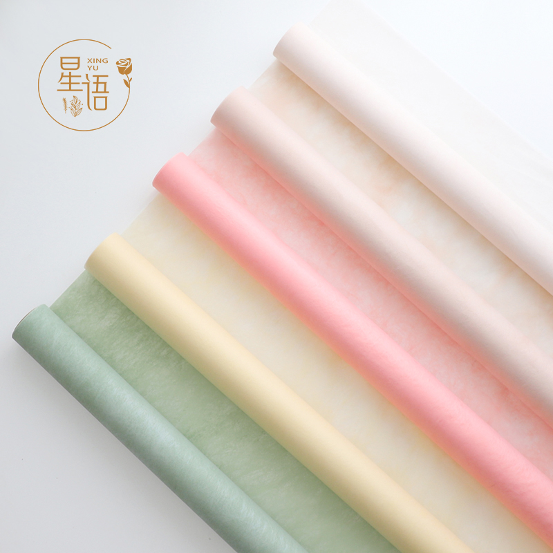 韩国新款黑科技棉鲜花包装纸材料内衬纸防水牛奶棉升级版鲜花棉纸