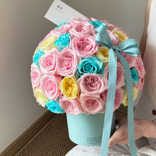 情人节鲜花抱抱桶鲜花插花桶