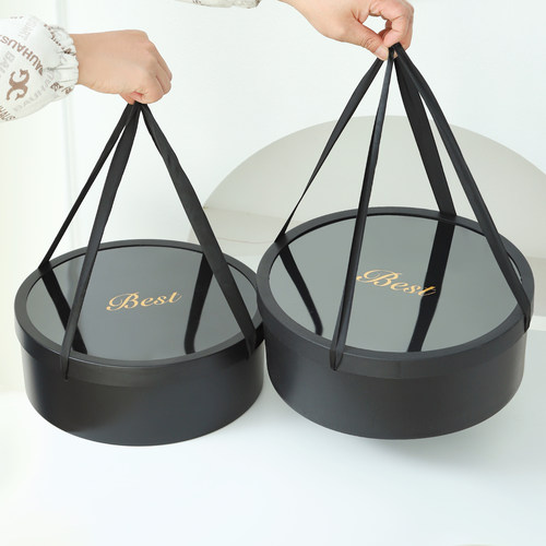 水果鲜花礼品花盒透明开窗包装盒