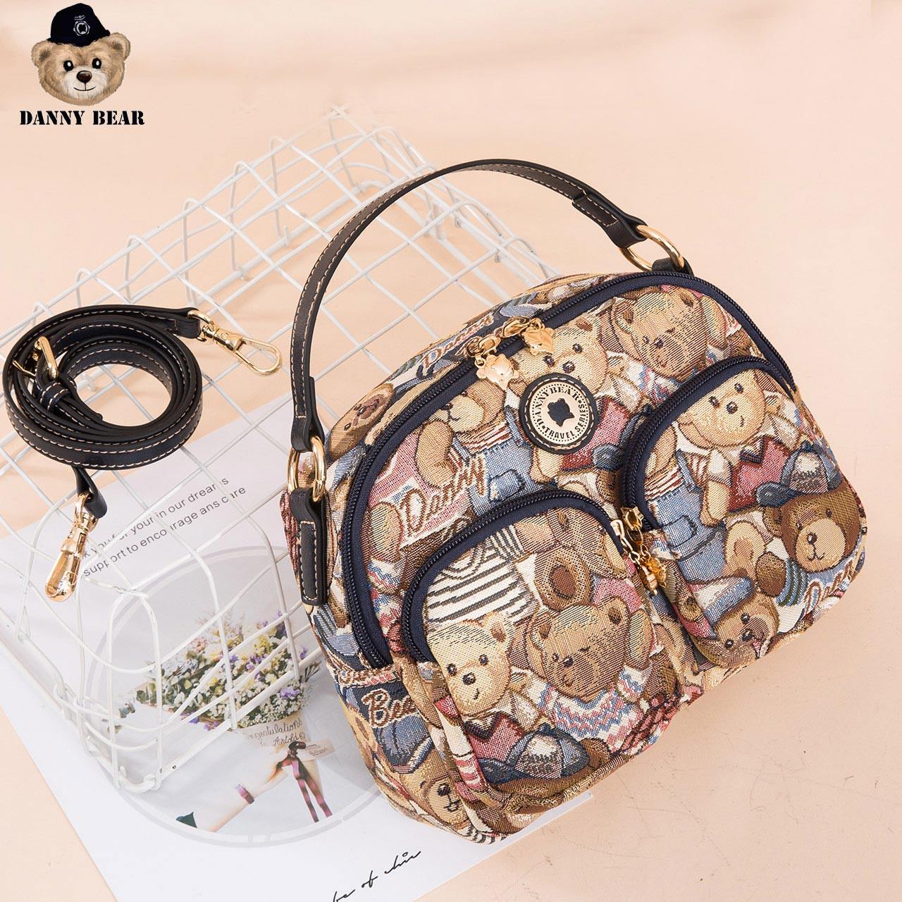 丹尼熊新款手提斜挎包女包 夏季2020俏皮个性时尚DMB9115143-202L