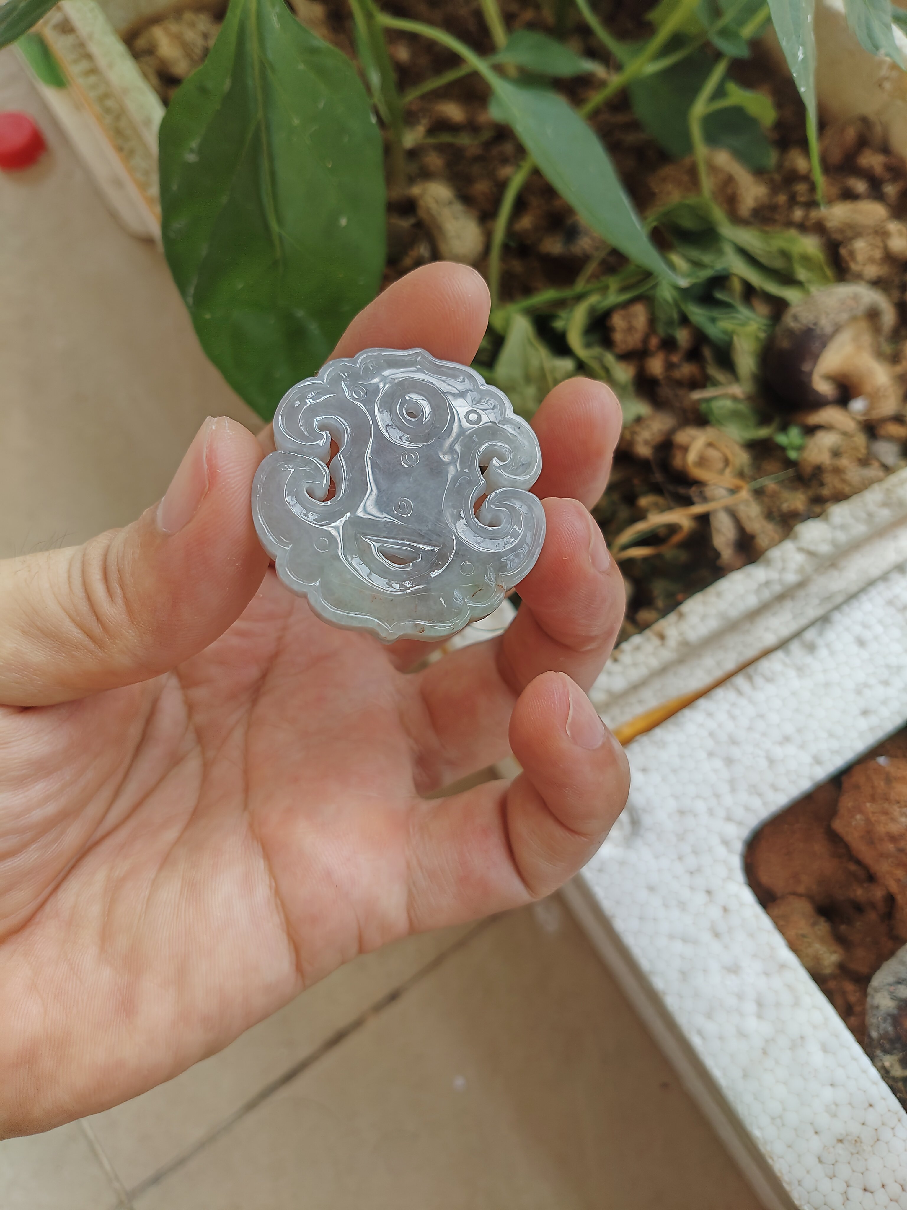 缅甸天然翡翠A货文玩配件佛珠配件腰珠顶珠三通佛塔通孔背云云板