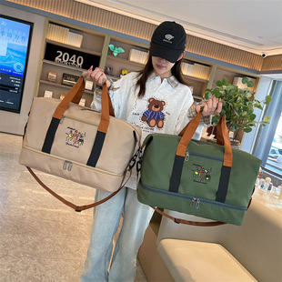 跨境爆款900D新款出差行李袋耐磨干湿分离旅行包大容量手提健身包