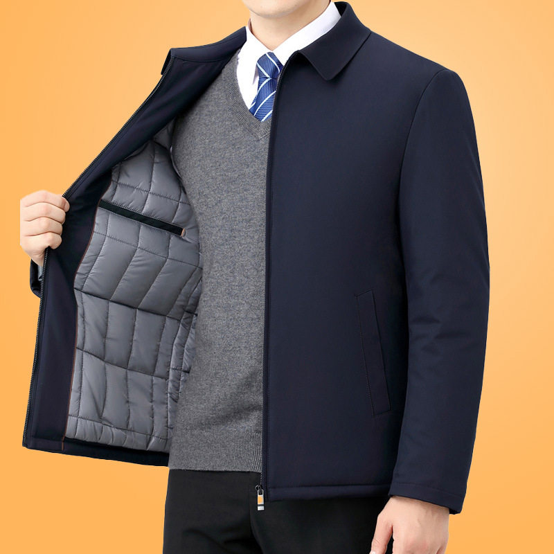 新款男装外套加棉中老年男士保暖棉衣冬季爸爸装行政夹克宽松棉服,男装,棉衣,淘宝优惠券,粉丝福利购,淘宝优惠卷
