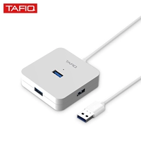 Bộ chia USB một cho bốn bộ mở rộng bộ chuyển đổi usb3.0 trung tâm máy tính xách tay trung tâm máy tính loại c tốc độ cao bên ngoài chuyển đổi giao diện đa mục đích đa chức năng dài với nguồn điện - USB Aaccessories quạt kẹp