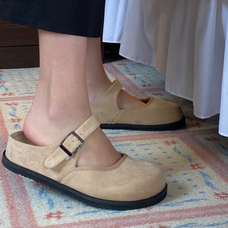 衣玲韩国东大门女鞋浅口绒面百搭减龄甜美玛丽珍包头单鞋女,女鞋,玛丽珍鞋,淘宝优惠券,粉丝福利购,淘宝优惠卷