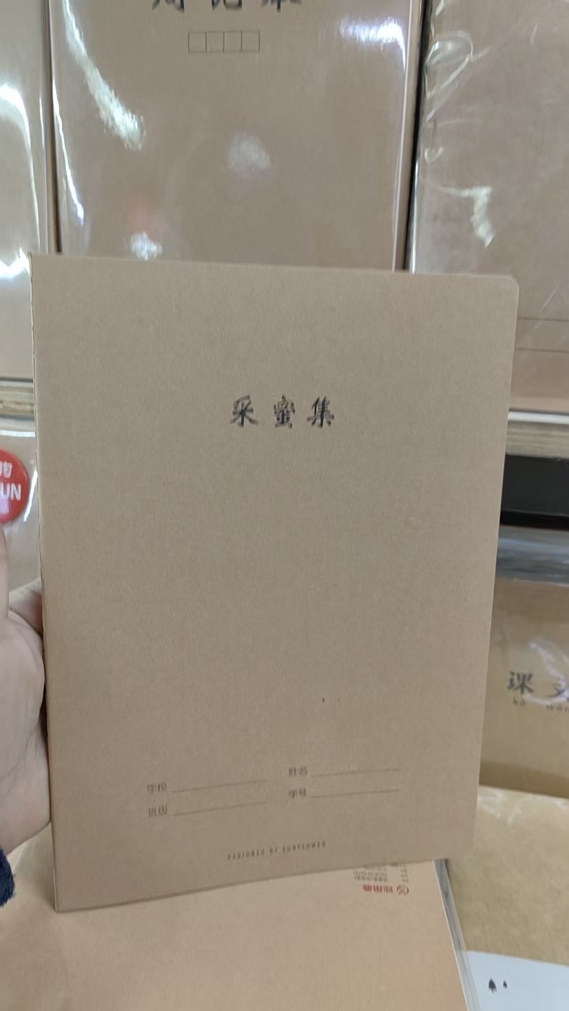 笔记本子B5采蜜集本小学生阅读摘录本大号笔记本美文美句记录本子