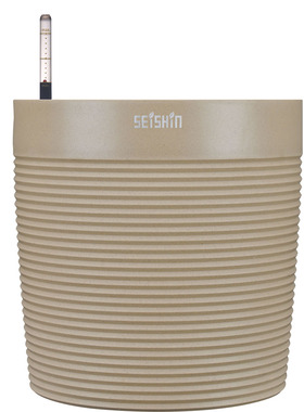 SEISHIN诚信 褶边圆柱自动浇灌花盆