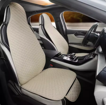 汽车坐垫四季通用亚麻新能源一体式头枕专用防滑无靠背单片座垫,汽车用品/电子/清洗/改装,通用座套/座垫,淘宝优惠券,粉丝福利购,淘宝优惠卷